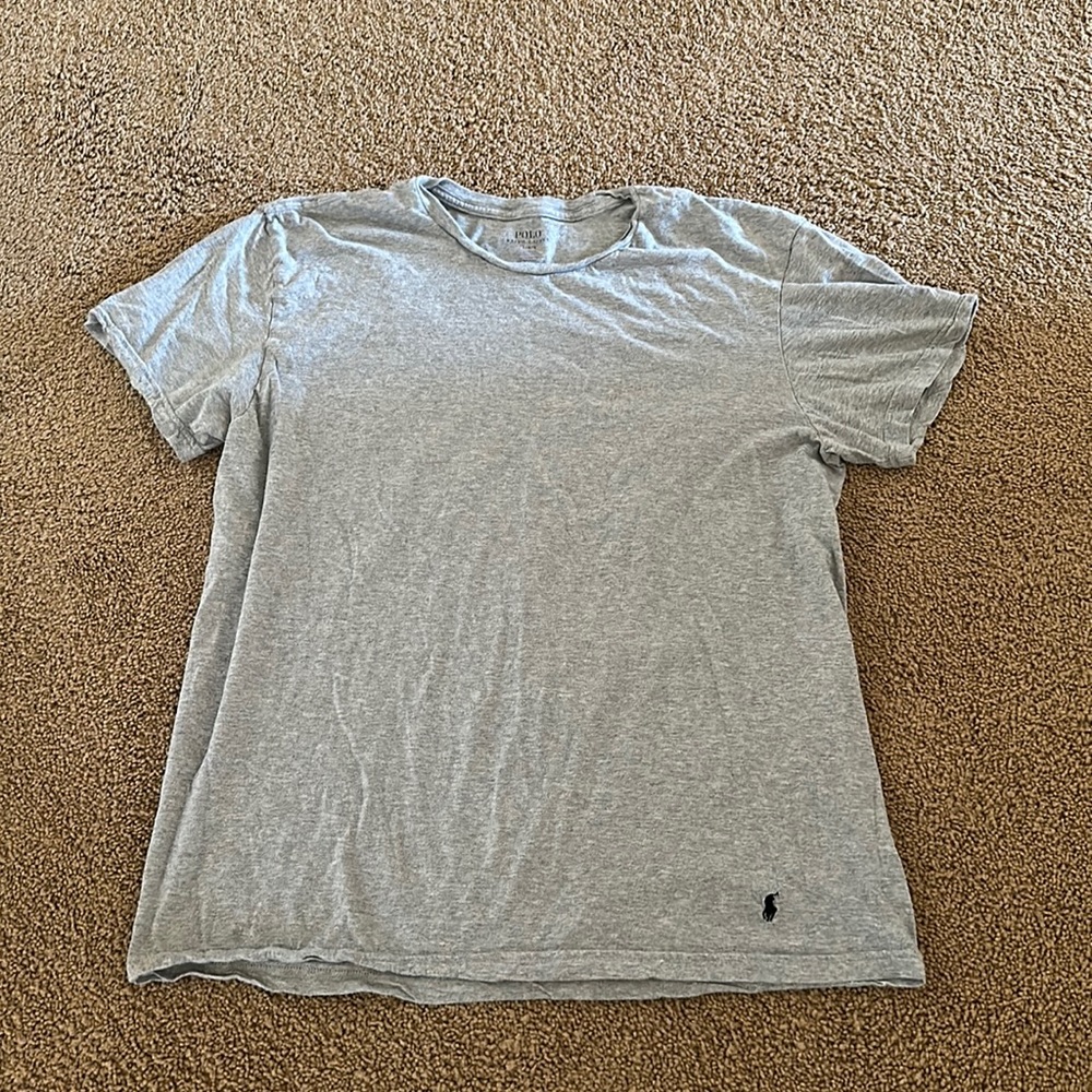 Grey Ralph Lauren polo shirt